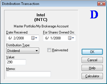 Intel dividend