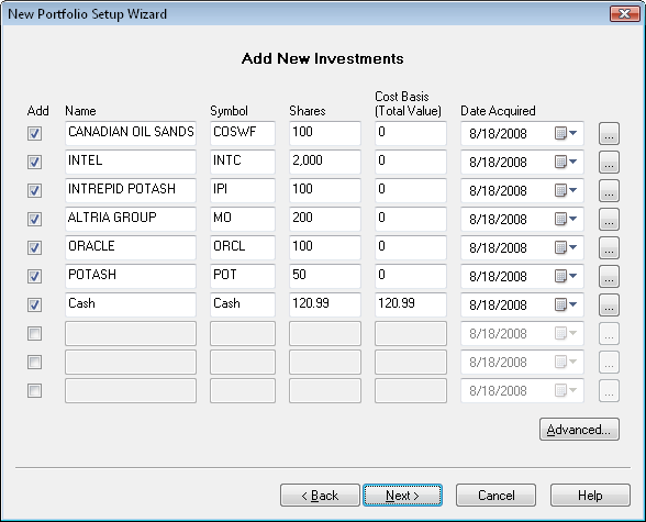 summary of retrieved positions