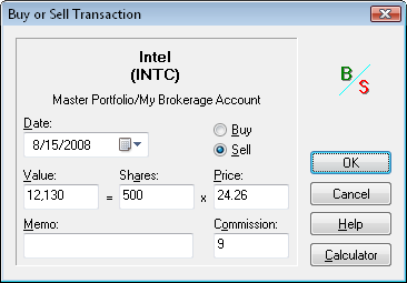 sell transaction